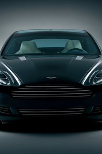 Preview wallpaper aston martin, rapide, 2006, black, front view, concept car, auto