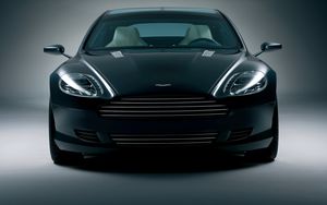 Preview wallpaper aston martin, rapide, 2006, black, front view, concept car, auto