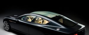 Preview wallpaper aston martin, rapide, 2006, concept car, black, side view, style