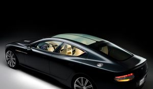 Preview wallpaper aston martin, rapide, 2006, concept car, black, side view, style