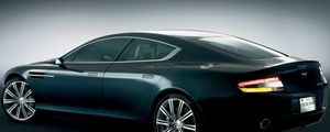 Preview wallpaper aston martin, rapide, 2006, concept car, black, side view, auto