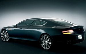 Preview wallpaper aston martin, rapide, 2006, concept car, black, side view, auto