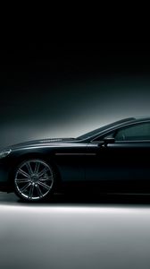 Preview wallpaper aston martin, rapide, 2006, black, concept car, side view, style