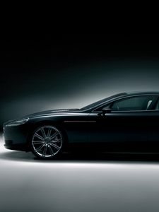 Preview wallpaper aston martin, rapide, 2006, black, concept car, side view, style