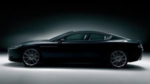 Preview wallpaper aston martin, rapide, 2006, black, concept car, side view, style