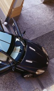 Preview wallpaper aston martin, rapide, 2006, concept car, blue, top view, car