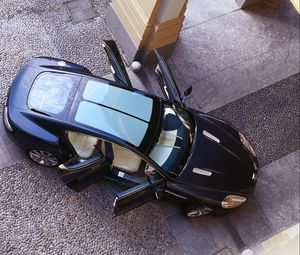 Preview wallpaper aston martin, rapide, 2006, concept car, blue, top view, car