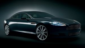 Preview wallpaper aston martin, rapide, 2006, black, side view, concept car, style