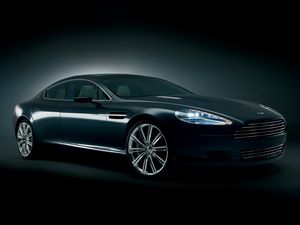 Preview wallpaper aston martin, rapide, 2006, black, side view, concept car, style