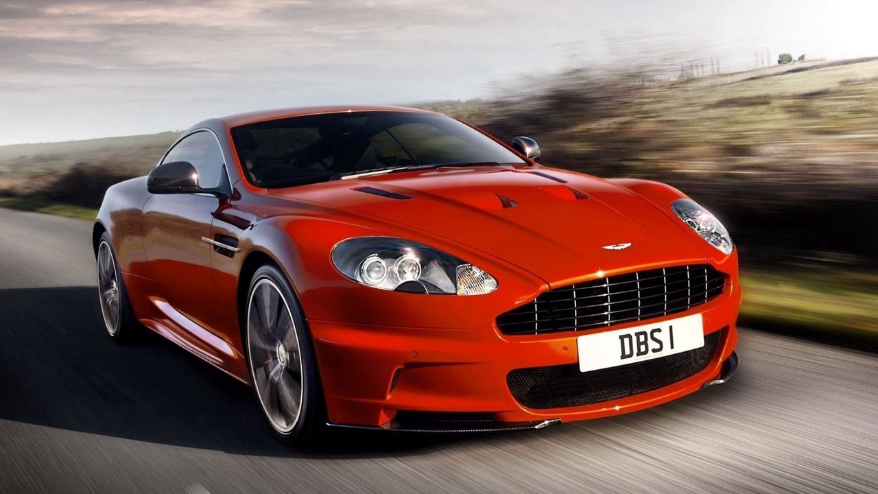 Wallpaper aston martin, red, cars, style, movement