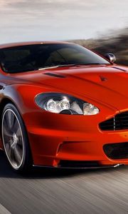 Preview wallpaper aston martin, red, cars, style, movement