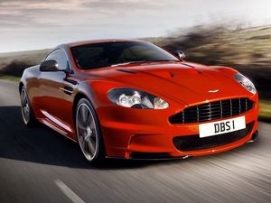 Preview wallpaper aston martin, red, cars, style, movement