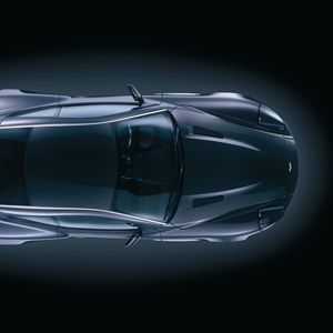 Preview wallpaper aston martin, v12, vanquish, 2004, black, front view, style