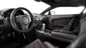 Preview wallpaper aston martin, v12, zagato, salon, interior, steering wheel, speedometer