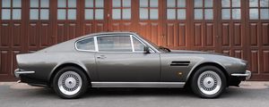 Preview wallpaper aston martin, v8, 1972, white, side view, auto