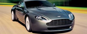 Preview wallpaper aston martin v8 vantage, 2005, gray metallic, front view, cars, speed