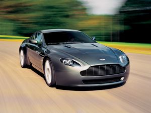 Preview wallpaper aston martin v8 vantage, 2005, gray metallic, front view, cars, speed