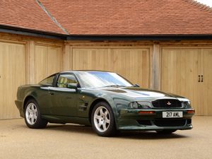 Preview wallpaper aston martin, v8, vantage, 1993, green, side view, style