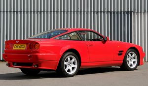 Preview wallpaper aston martin, v8, vantage, 1993, red, side view, style, auto