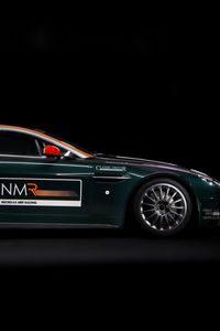 Preview wallpaper aston martin, v8, vantage, 2009, green, side view, sports, style