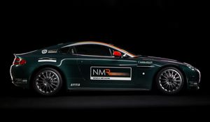 Preview wallpaper aston martin, v8, vantage, 2009, green, side view, sports, style