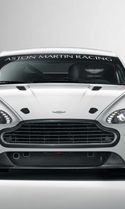 Preview wallpaper aston martin, v8, vantage, 2010, white, front view, style, auto