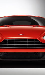 Preview wallpaper aston martin, v8, vantage, 2012, red, front view, auto