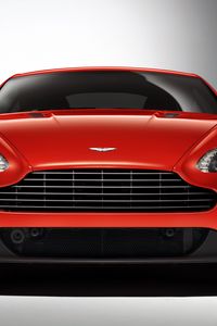Preview wallpaper aston martin, v8, vantage, 2012, red, front view, auto