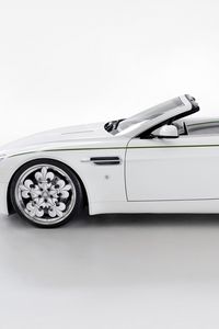 Preview wallpaper aston martin, v8, vantage, 2010, white, side view, style