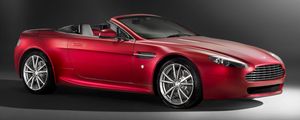 Preview wallpaper aston martin, v8, vantage, 2008, red, side view, style