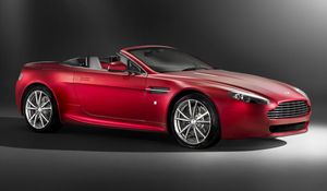 Preview wallpaper aston martin, v8, vantage, 2008, red, side view, style