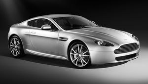 Preview wallpaper aston martin, v8, vantage, 2008, silver, side view, style