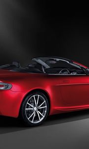 Preview wallpaper aston martin, v8, vantage, 2008, red, side view, style, cabriolet