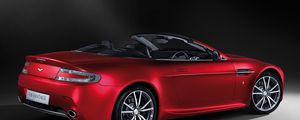 Preview wallpaper aston martin, v8, vantage, 2008, red, side view, style, cabriolet
