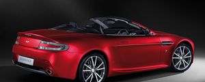 Preview wallpaper aston martin, v8, vantage, 2008, red, side view, style, cabriolet