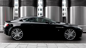 Preview wallpaper aston martin, v8, vantage, 2007, black, side view, style