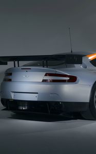 Preview wallpaper aston martin, v8, vantage, 2008, gray, front view, auto, style