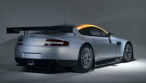 Preview wallpaper aston martin, v8, vantage, 2008, gray, front view, auto, style