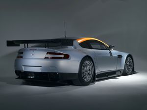 Preview wallpaper aston martin, v8, vantage, 2008, gray, front view, auto, style