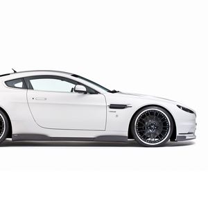 Preview wallpaper aston martin, v8, vantage, 2008, white, side view, style