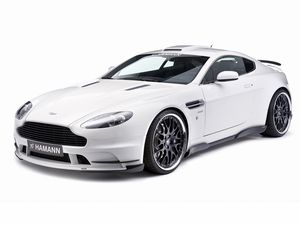 Preview wallpaper aston martin, v8, vantage, 2008, white, front view, cars, sports