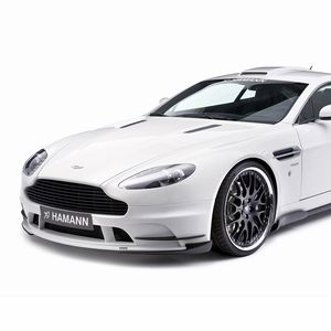 Preview wallpaper aston martin, v8, vantage, 2008, white, front view, cars, sports