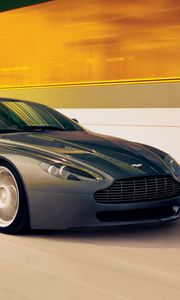 Preview wallpaper aston martin, v8, vantage, 2005, black, side view, style, speed