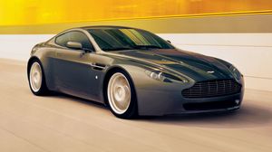 Preview wallpaper aston martin, v8, vantage, 2005, black, side view, style, speed