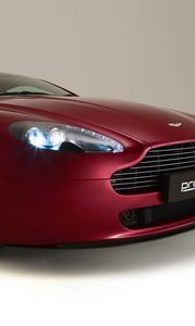 Preview wallpaper aston martin, v8, vantage, 2007, cherry, front view, style