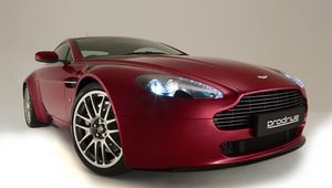 Preview wallpaper aston martin, v8, vantage, 2007, cherry, front view, style