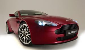 Preview wallpaper aston martin, v8, vantage, 2007, cherry, front view, style