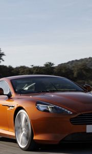 Preview wallpaper aston martin, virage, side view