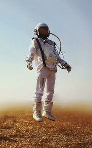 Preview wallpaper astronaut, space, gravity, levitation