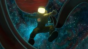 Preview wallpaper astronaut, space, outer space, art